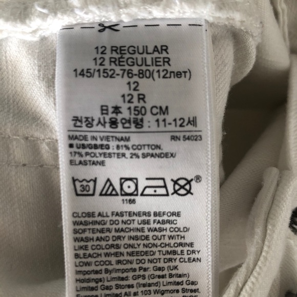 Gap Kids Jean Shorts 12 R - Picture 4 of 6